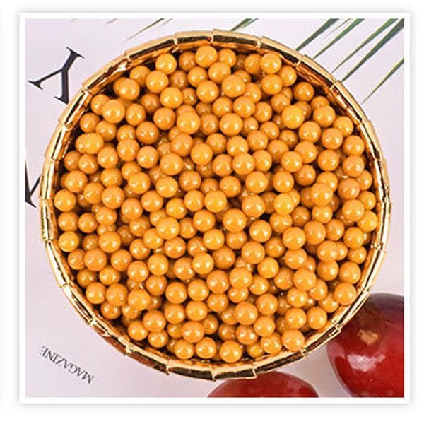 Посыпка кондитерская "Шарики 4 мм" золото 30 гр