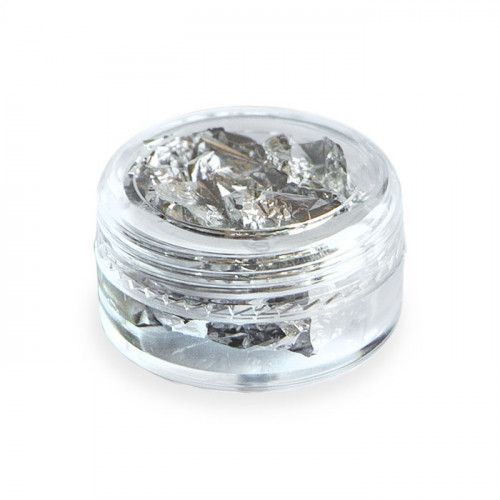 Пищевое серебро - 1 лист (баночка)