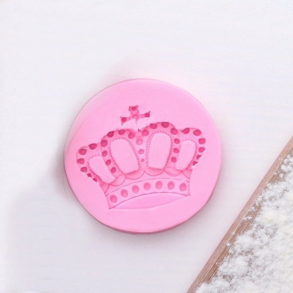 Молд силиконовый "Корона", 5,5*5,5 см