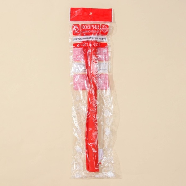 Коврик силиконовый с разлиновкой Доляна «Буссен», 49×39 см, цвет МИКС