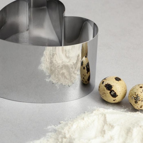 Форма для выпечки и выкладки "Сердце", 8*8 см, h- 6,5 см