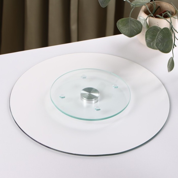 Подставка для торта вращающаяся Доляна «Маффин», d=32 см