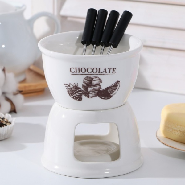 Фондюшница керамическая Chocolate, 350 мл