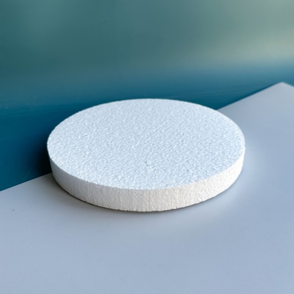 Подложка из пенопласта круглая, 15 см, высота 2 см