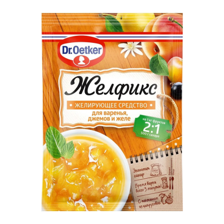 Средство для варенья, джемов и желе DR.OETKER Желфикс 2:1,  25 г