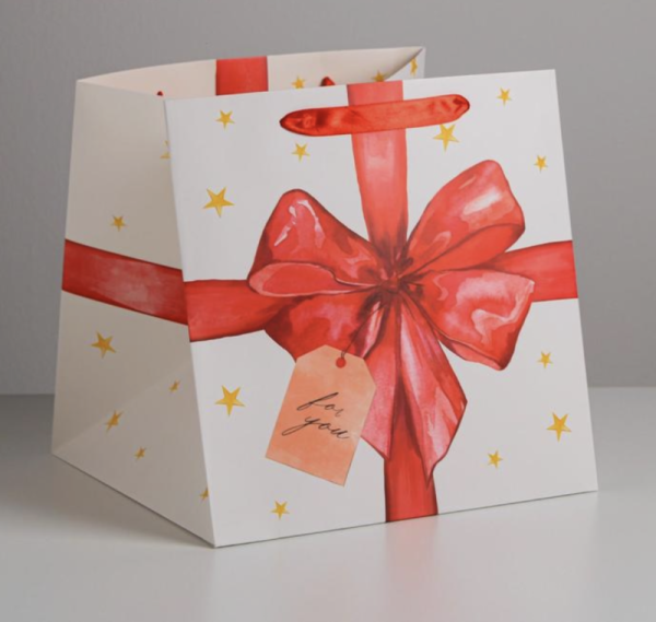Пакет для торта «For you», 30 × 30 × 30 см