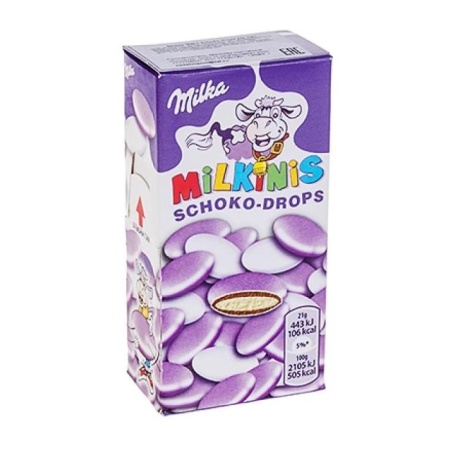 Драже Milkinis Schoko-Drops, 42 гр