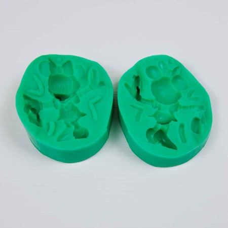 Силиконовый молд 3D Минни Маус с сумочкой
