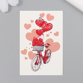 Бирка декоративная "Букет" 4х6 см, 1 шт