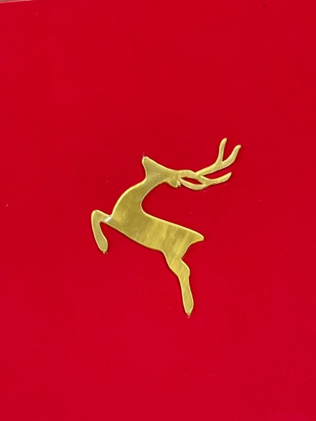 Набор акриловых топперов «Новогодний набор №3», 4 шт, золото