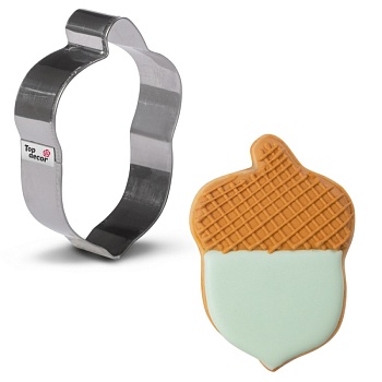 Вырубка для пряника "Желудь", 103х75 мм