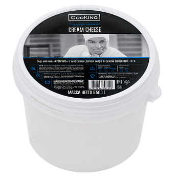 Сыр творожный сливочный Кремчиз 70% 5,5 кг, COOKING, БЕЛАРУСЬ