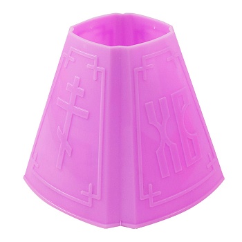 Форма для пасхи №2, ЦЕЛЬНАЯ пластиковая h=10 см