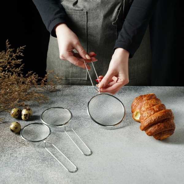 Набор сит Доляна, 3 шт, d=7 см, 8 см, 10 см