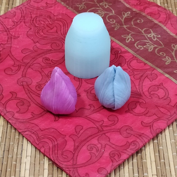 Силиконовый молд 3D Цветок №363 "Тюльпан" №3