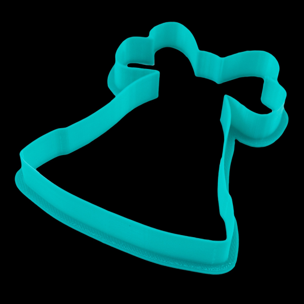 Вырубка для пряника "Колокольчик" пластик, 9 см