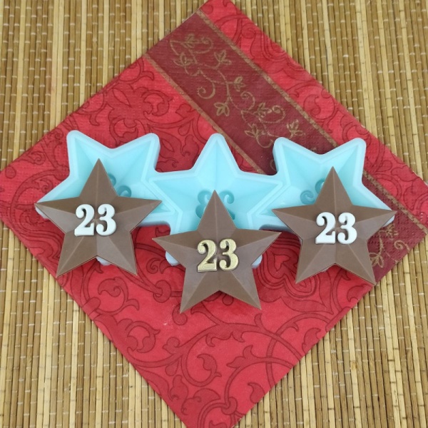 Силиконовый молд "Звезда 23"