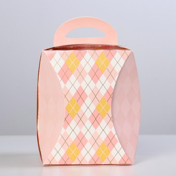 Коробка для кулича Ромбики d 124 мм