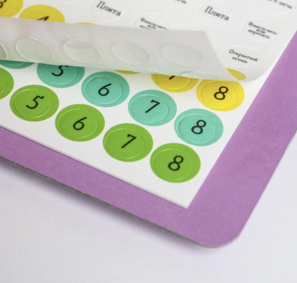 Кулинарная книга для записей на картонной доске, с наклейками, 60 листов Cook book woof