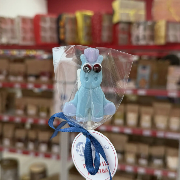 Леденец из изомальта Коняшка, 5 см