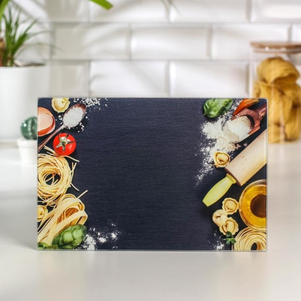 Доска разделочная Доляна «Фигаро», 30×20 см, стекло