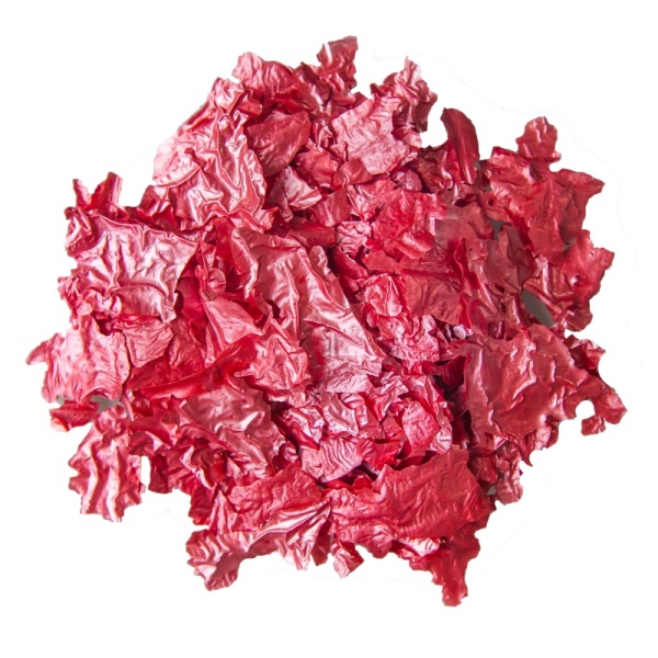 Перламутровые съедобные хлопья Флекс Красный, 50 гр