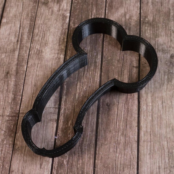 Вырубка для пряника "Взрослая буква Т" пластик, 11 см