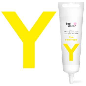Пищевой краситель для принтера Y (желтый), Топдекор, 100 гр
