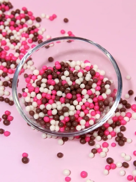 Драже шоколадное шарики КРИСПИ Микс, Турция, 50 гр