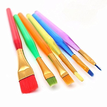 Кисти кондитерские цветные (набор 6 шт)