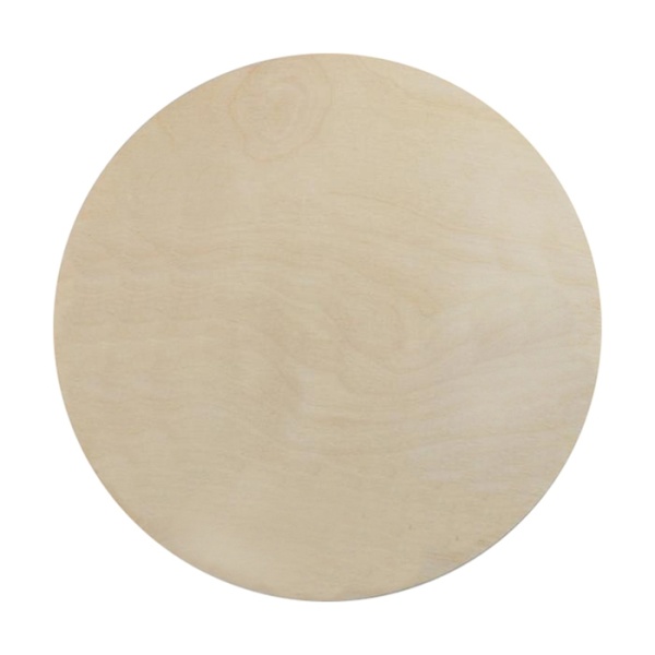 Подложка для торта деревянная 3 мм 24 см, круглая, фанера