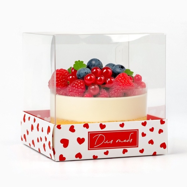 Коробка для бенто с прозрачным куполом "Для тебя", 100*100*100 см