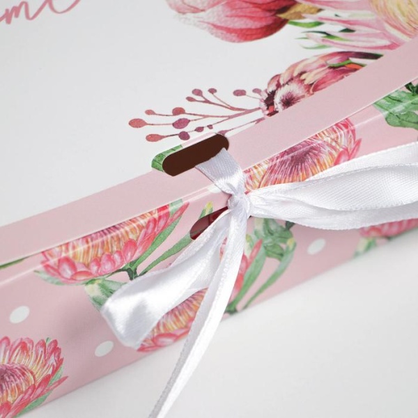 Коробка складная подарочная «Цветы», 200*180*50 мм