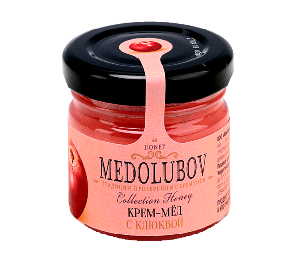 Мед-суфле с клюквой, 40 мл