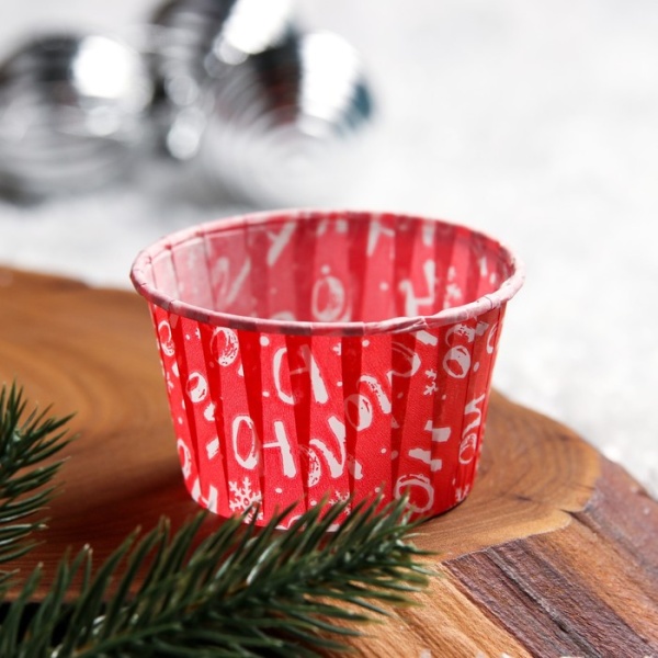 Капсула бумажная Маффин d50*40 мм, HO-ho, 1 шт