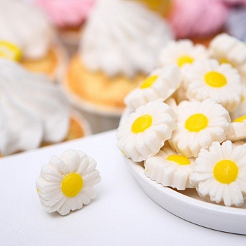 Мармелад фигурный Цветы РОМАШКА 2,5 см, Россия, 1 шт