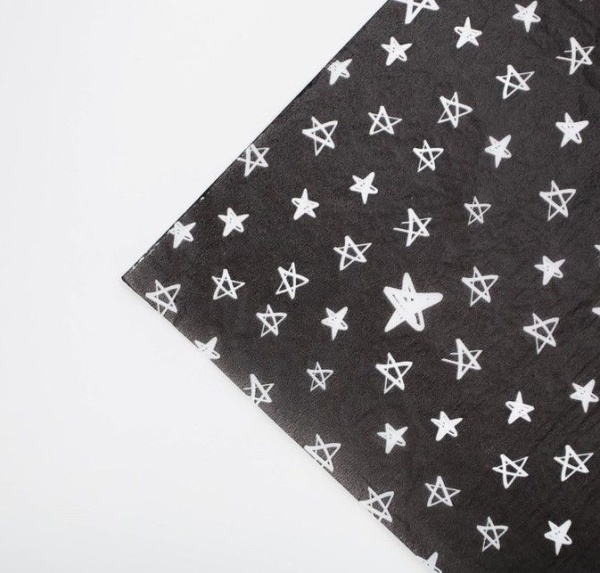 Бумага упаковочная тишью «Свети ярче», 50 × 70 см