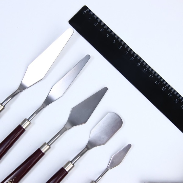 Набор лопаток кондитерских Доляна, мастихины, 5 шт, 22×2×1,5 см Набор лопаток кондитерских Доляна, мастихины, 5 шт, 22×2×1,5 см