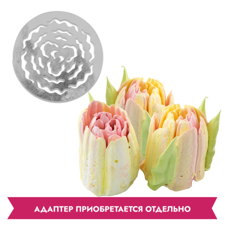 Насадка (диск) для зефирных цветов N13