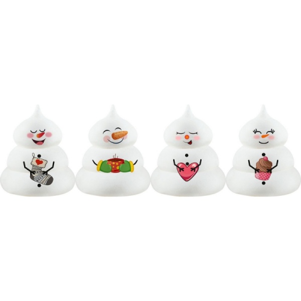 Сахарные фигурки СНЕГОВИЧОК d30х h35 мм, 1 шт