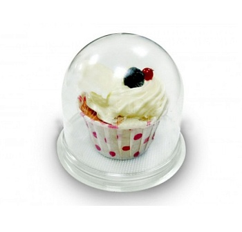 Контейнер купольный для десертов 110х82 мм