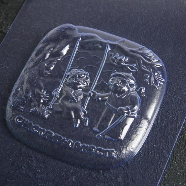 Форма пластиковая для шоколада "Счастливы вместе. Качели" 21×14 см