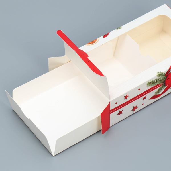 Коробка для макарон «Уютных моментов», 180*100*55 мм