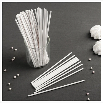 Набор палочек для леденцов и кейк-попсов, 20 см, пластик, 50 шт