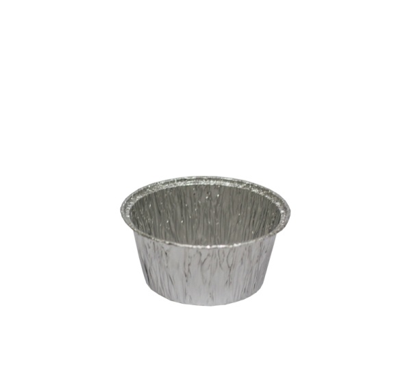 Форма алюминиевая для запекания круглая, d-80 мм h-36 мм, 130 мл, 1 шт