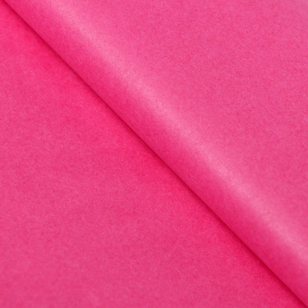 Бумага упаковочная тишью, Ярко-розовый, 50 см х 66 см, набор 10 шт