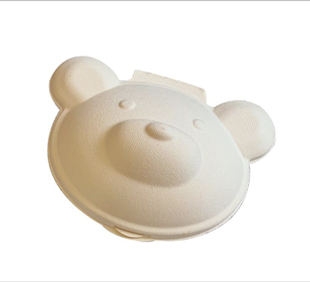 Коробка для бенто-торта Мишка, крафт, дно 100*90 мм