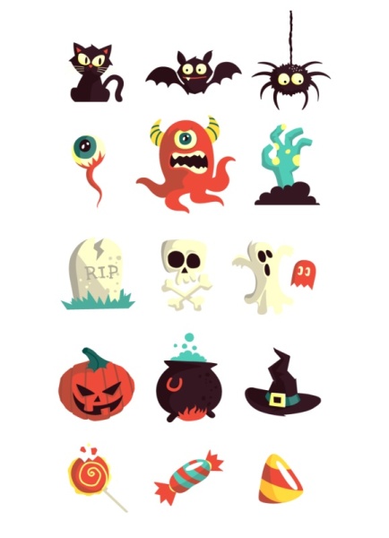 Хэллоуин №4, картинка на сахарной бумаге