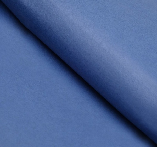 Бумага упаковочная тишью, Синий, 50 см х 66 см, набор 10 шт