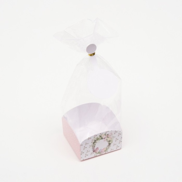 Пакет с жестким дном для куличей и яиц "ХВ", 9 х 9 х 32 см